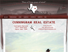 Tablet Screenshot of cunninghamrealestate.com